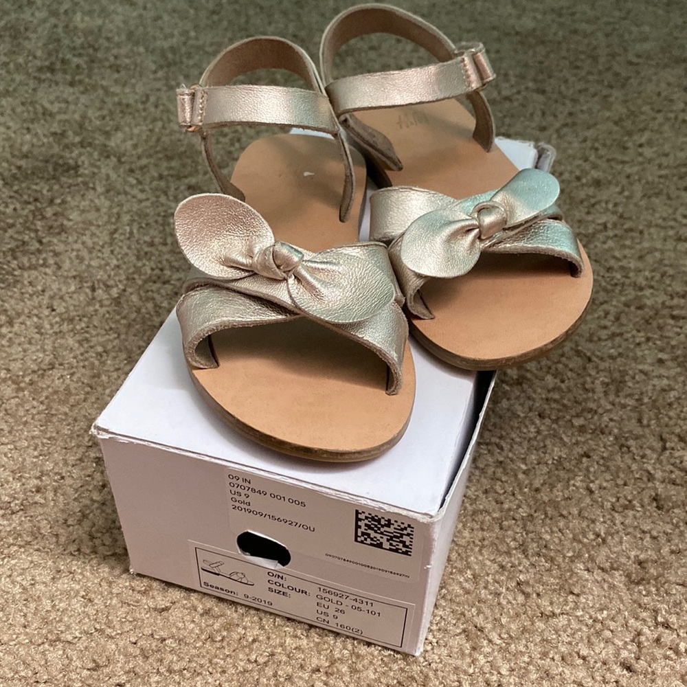 H&M Gold Sandals